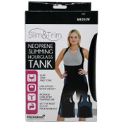 Wholesale - MED. BLK/TEAL WOMEN HOURGLASS NEOPRENE TANK (BOXED) C/P 12, UPC: 191730131406